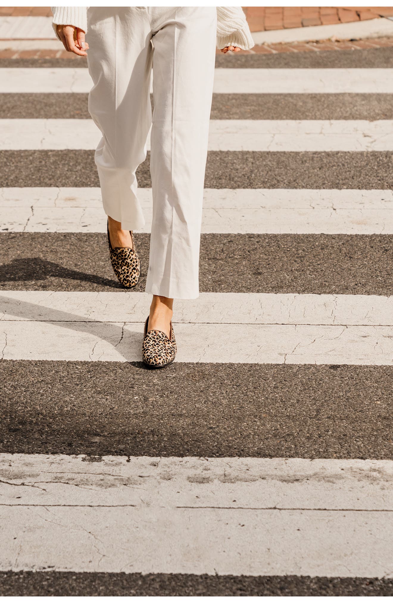 ByPaige BY PAIGE Needlepoint Mini Leopard Flat, Alternate, color, Leopard