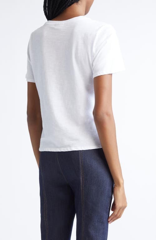 Cinq À Sept Script Oui Oui T-shirt In White