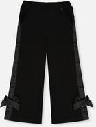 Deux par Deux Flare Legs Milano Bow Detail Side Pocket Pants