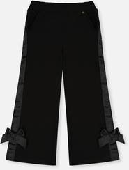 Deux par Deux Flare Legs Milano Bow Detail Side Pocket Pants