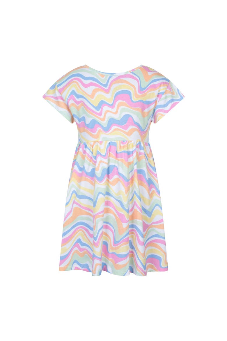 Childrens/Kids Mountain Essentials Lora Wave Pattern Dress, Main, color, Light Purple