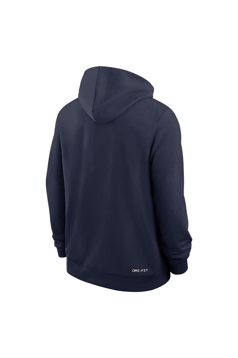 Men's Nike  Navy Auburn Tigers 2026 Sideline Standard Issue Dri-FIT Full-Zip Hoodie, Alternate, color, Navy