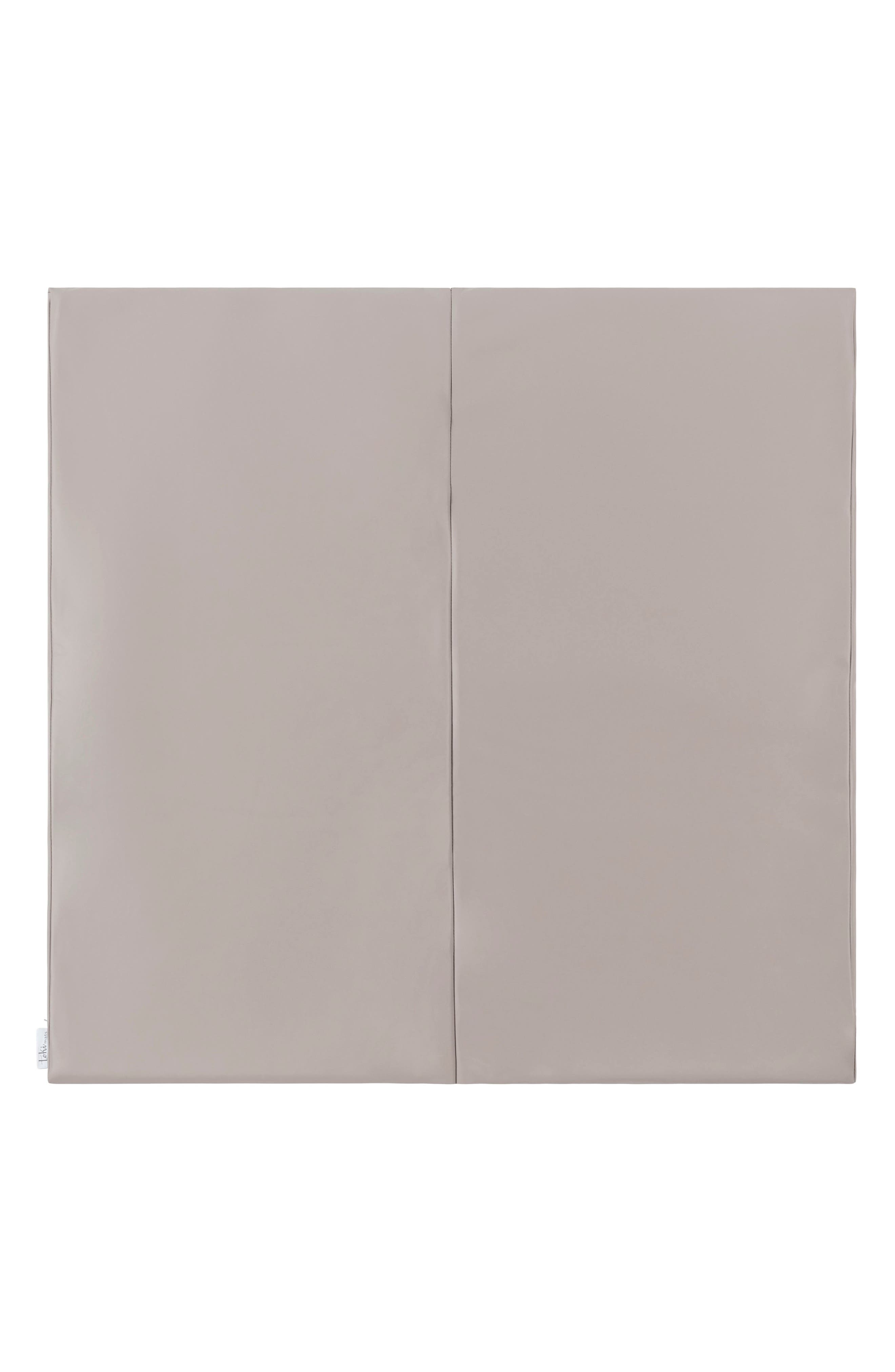 TOKI KIDS Padded Faux Leather Play Mat in Grey 
