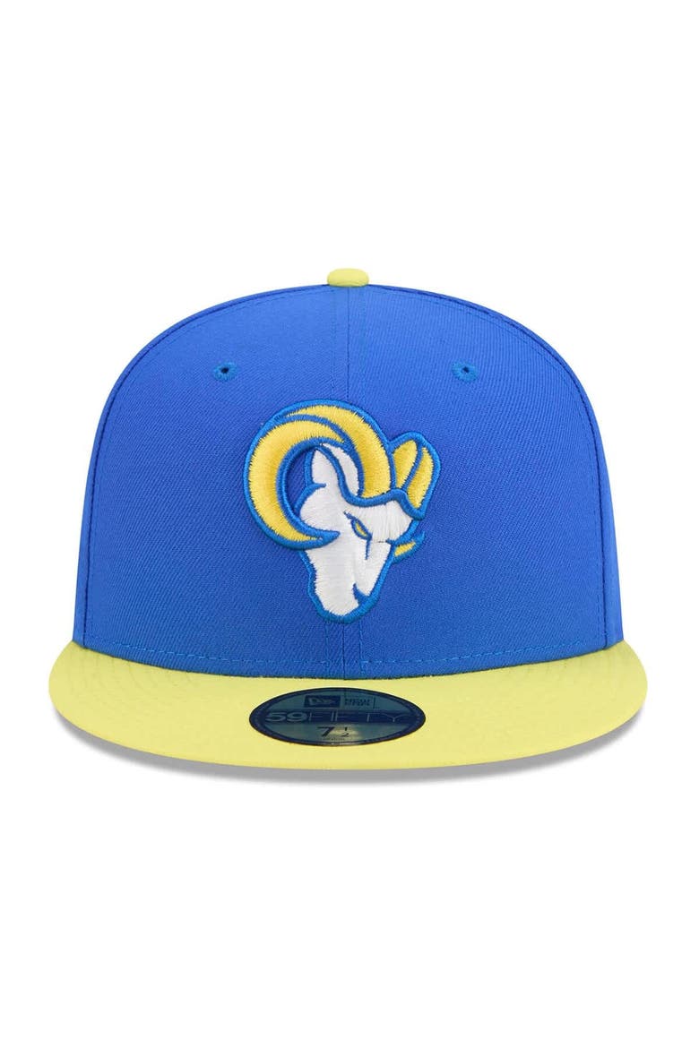 Men's New Era Royal/Gold Los Angeles Rams  59FIFTY Fitted Hat, Alternate, color, Royal