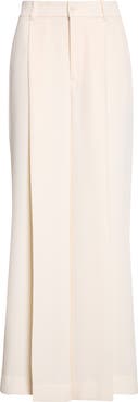 Lauren Ralph Lauren High Waist Georgette Wide Leg Pants
