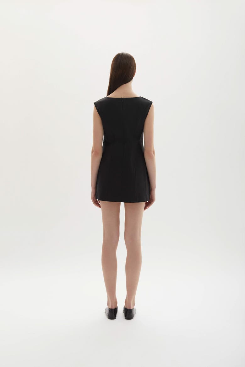 Kelli Mini Dress, Alternate, color, Black