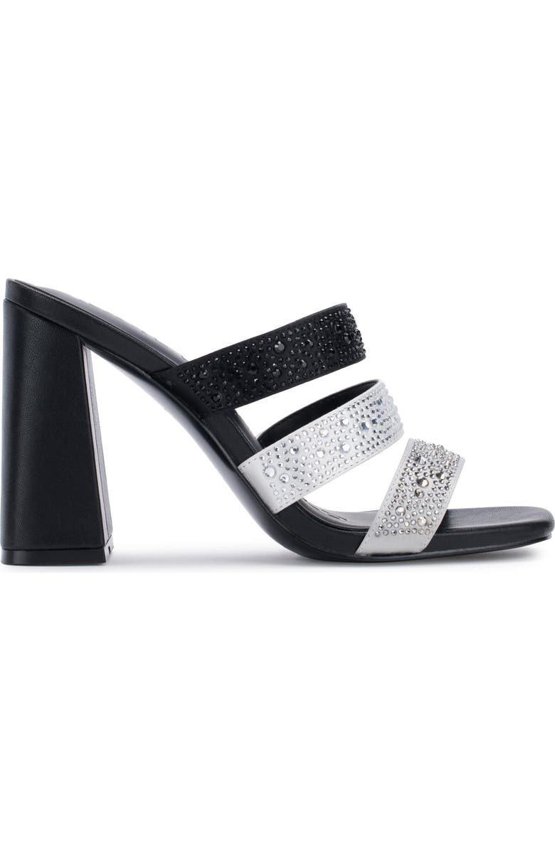 KARL LAGERFELD PARIS Rickie Rhinestone Slide Sandal, Alternate, color,