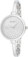 BCBG Crystal Dial Bracelet Watch, 32mm