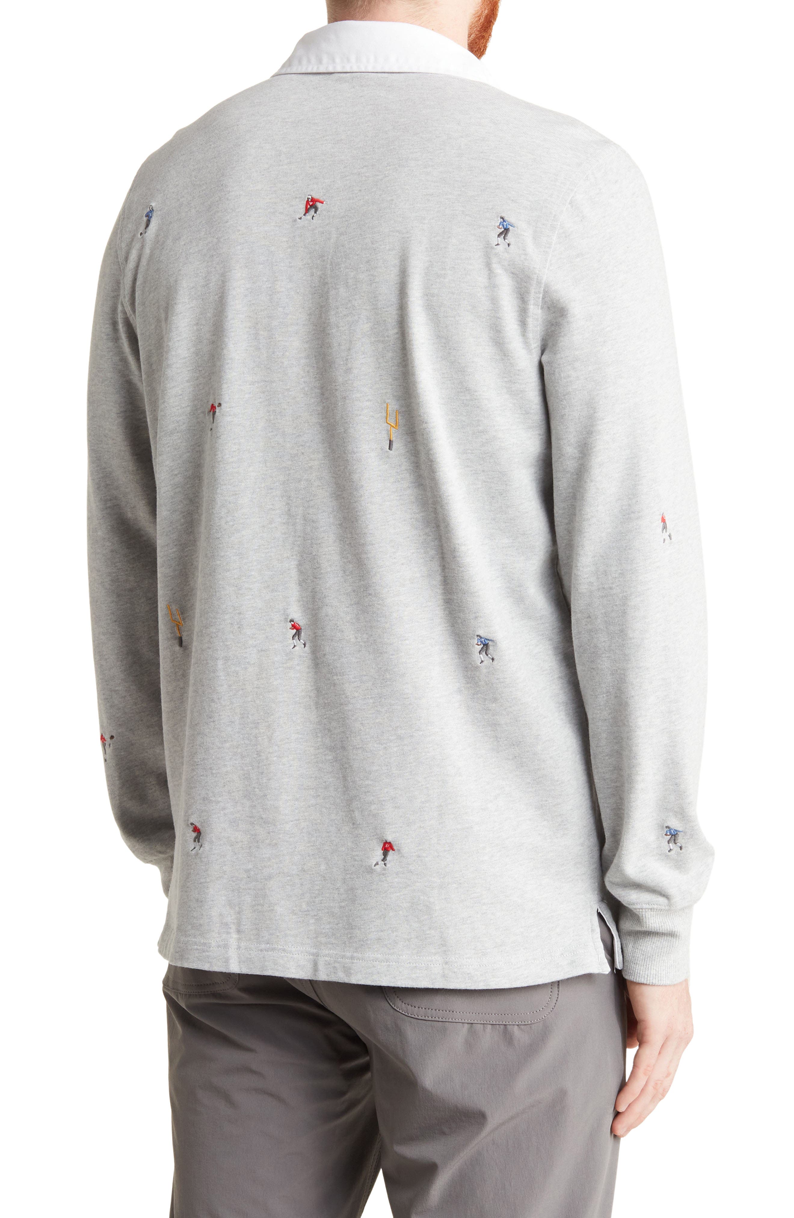 Brooks Brothers Long Sleeve Embroidered Football Rugby Polo (Men ...
