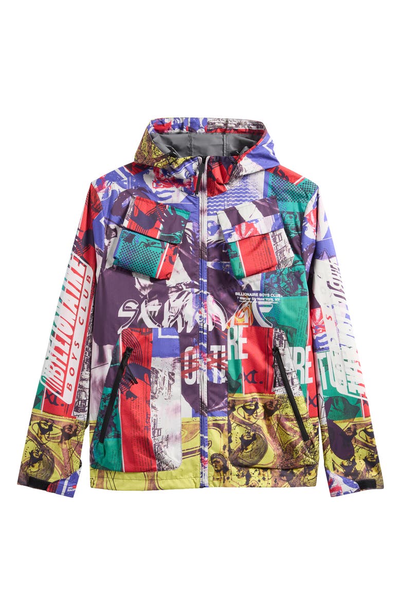 Billionaire Boys Club BB Alpha Hooded Jacket, Alternate, color, White