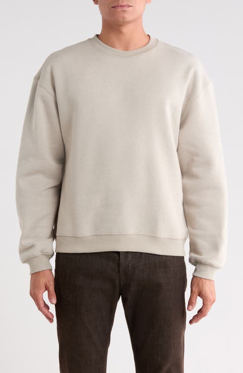Boxy Terry Crewneck Sweatshirt