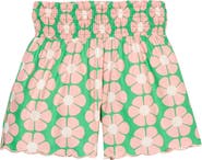 BISBY Kids' Shirred Scallop Shorts
