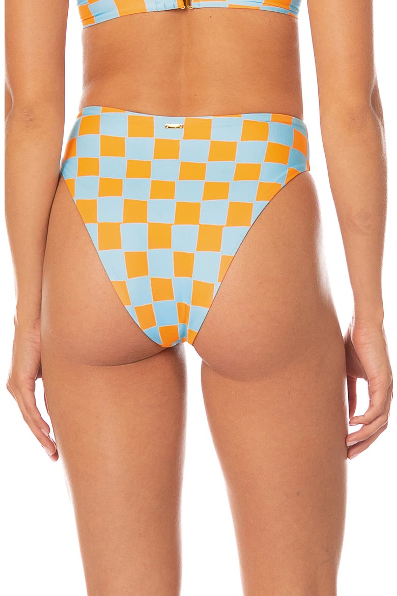 Breeze Beat Sully Reversible High Waist Bikini Bottoms, Alternate, color, OPEN BLUE