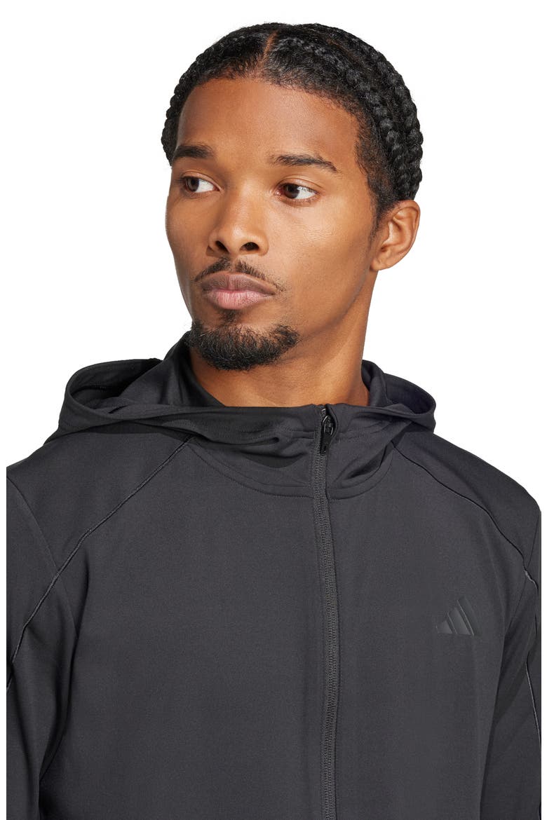 Puremotion Climacool Hoodie, Alternate, color, BLACK/ /