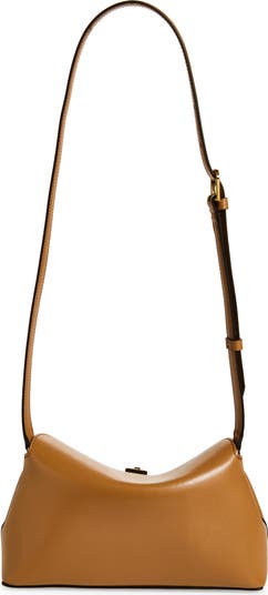 Palmellata T-Lock Leather Clutch Crossbody