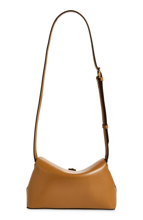 Totême Toteme Palmellata T-lock Leather Clutch Crossbody
