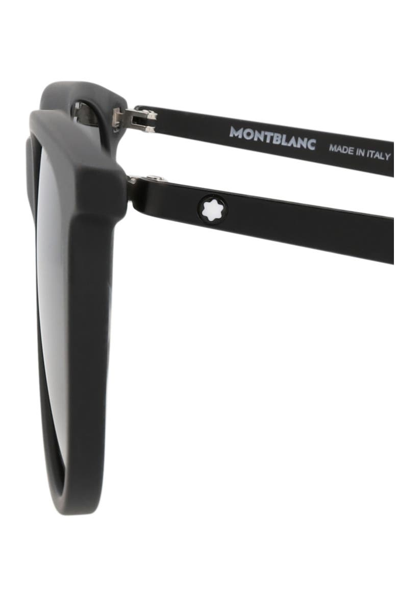 56mm Square Sunglasses, Alternate, color, BLACK SMOKE