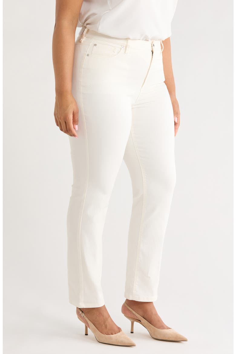 Leo Straight Leg Jeans, Alternate, color, WHITE DOVE