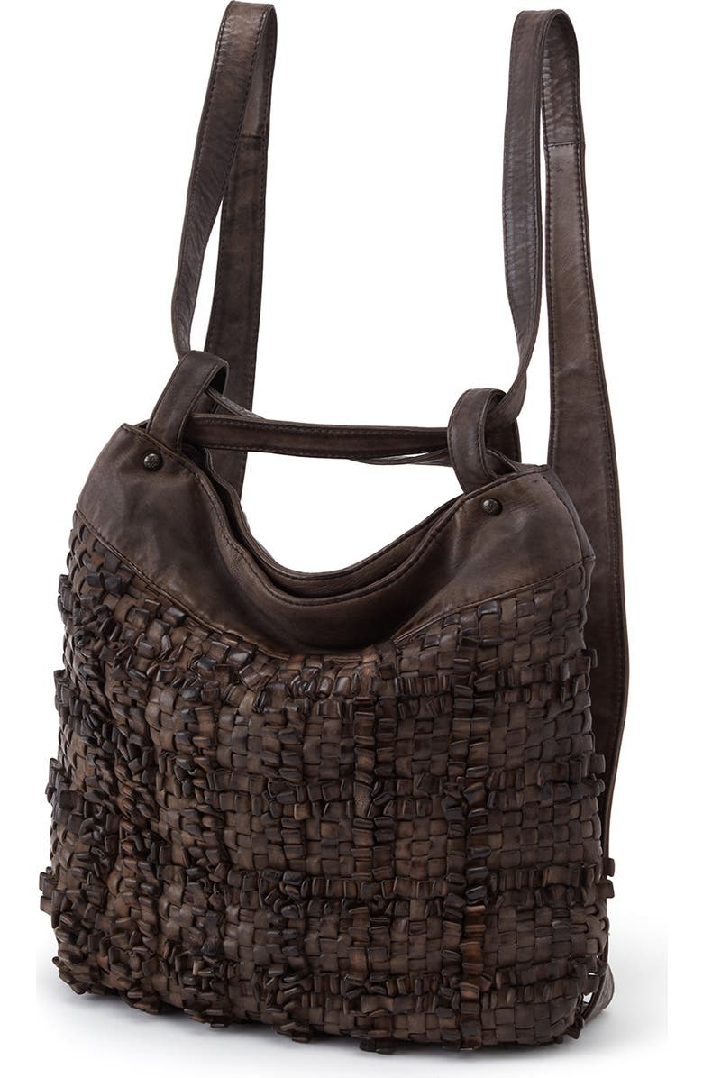 HOBO Strike Woven Leather Tote, Alternate, color,