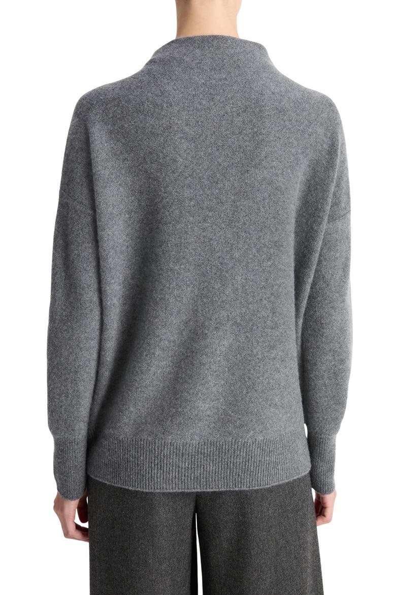 Boiled Cashmere Funnel Neck Pullover, Alternate, color, 068HGH-H GRAPHITE