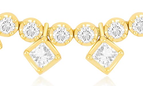 Ef Collection Kate Diamond Frontal Necklace In Gold