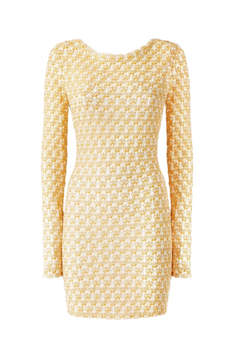 Missoni Short Lace Long Sleeve Cover-up, Alternate, color,