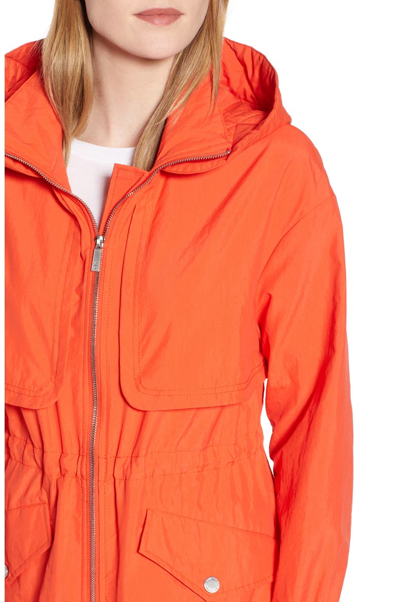 Hooded Parka, Alternate, color, SCARLET