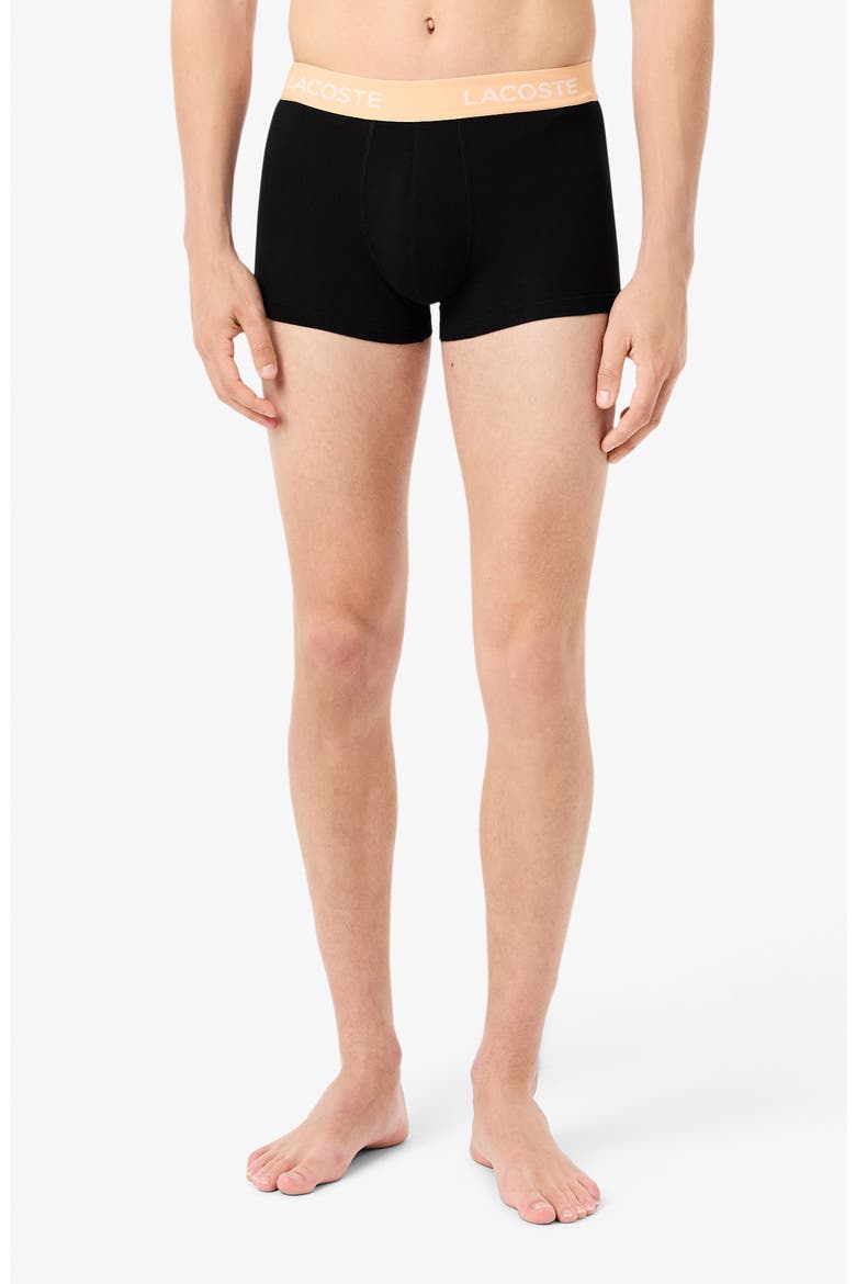 Core Essentials Stretch Cotton Boxer Briefs, Alternate, color, BLACK/ LEDGE-RESEDA-PASTIL