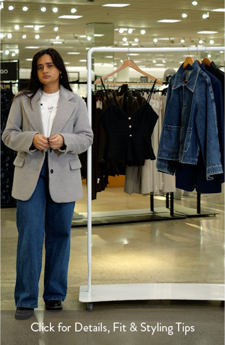 Paislee Texture Peplum Top, sales video thumbnail