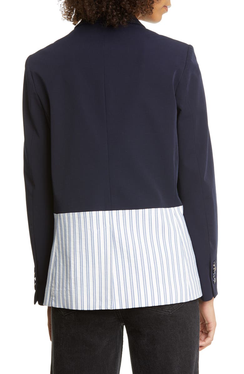 Tanya Taylor Darwin One Button Blazer, Alternate, color,