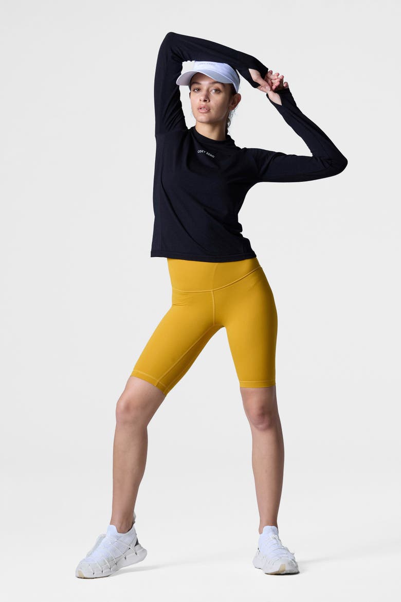 Tech Merino Classic Fit Long Sleeve Base Layer, Alternate, color, Black