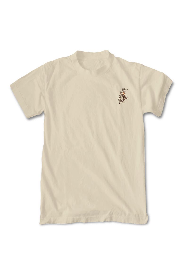 Cowboy Lasso Cotton Graphic T-Shirt, Alternate, color, CREAM