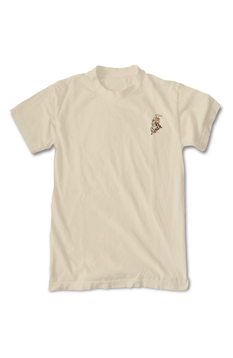 RIOT SOCIETY Cowboy Lasso Cotton Graphic T-Shirt, Alternate, color, Cream