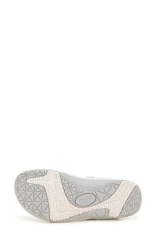 Jbu Stephie Strappy Sandal In Grey/pearl