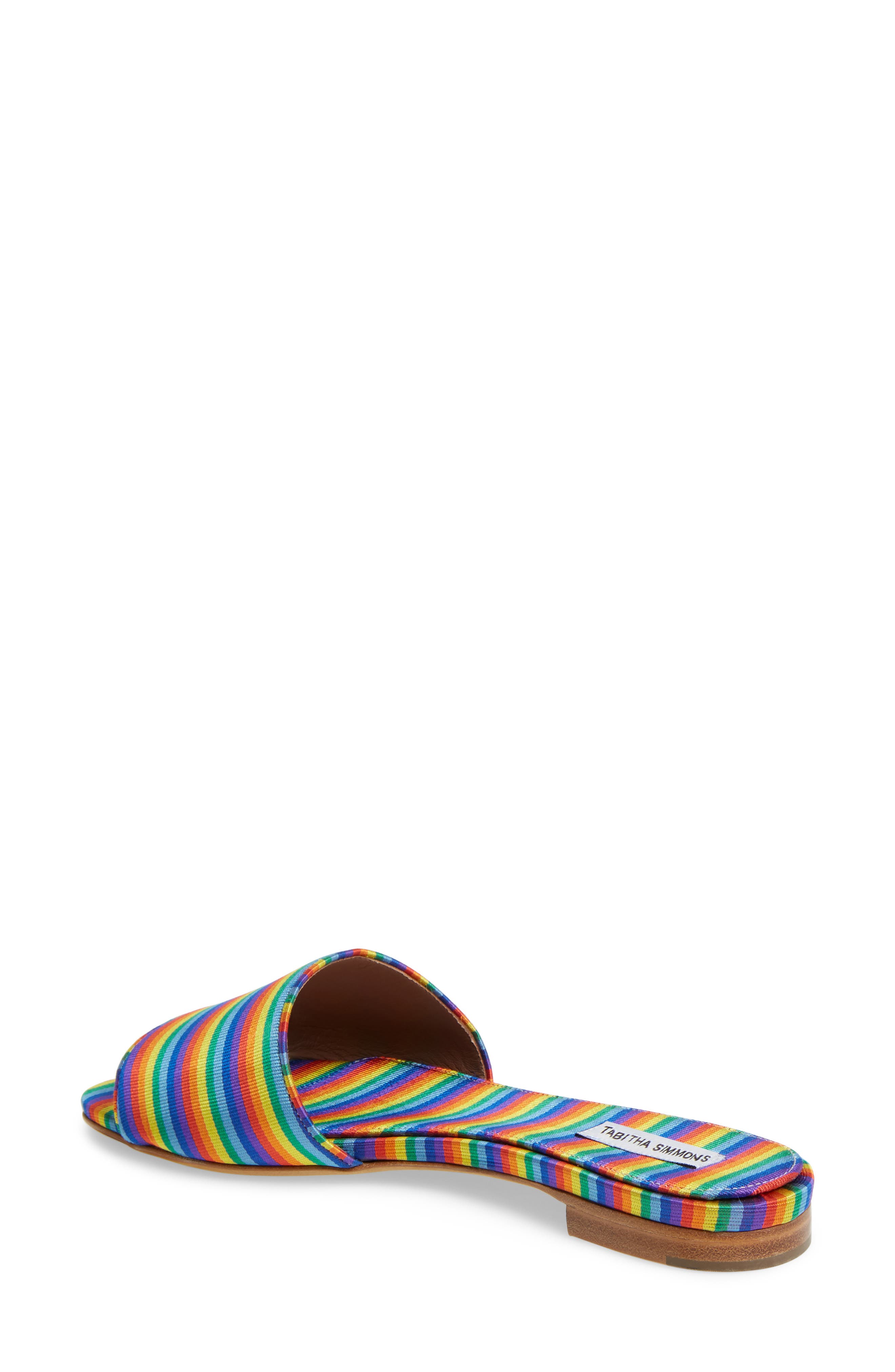 Sprinkles Slide Sandal, Alternate, color, RAINBOW