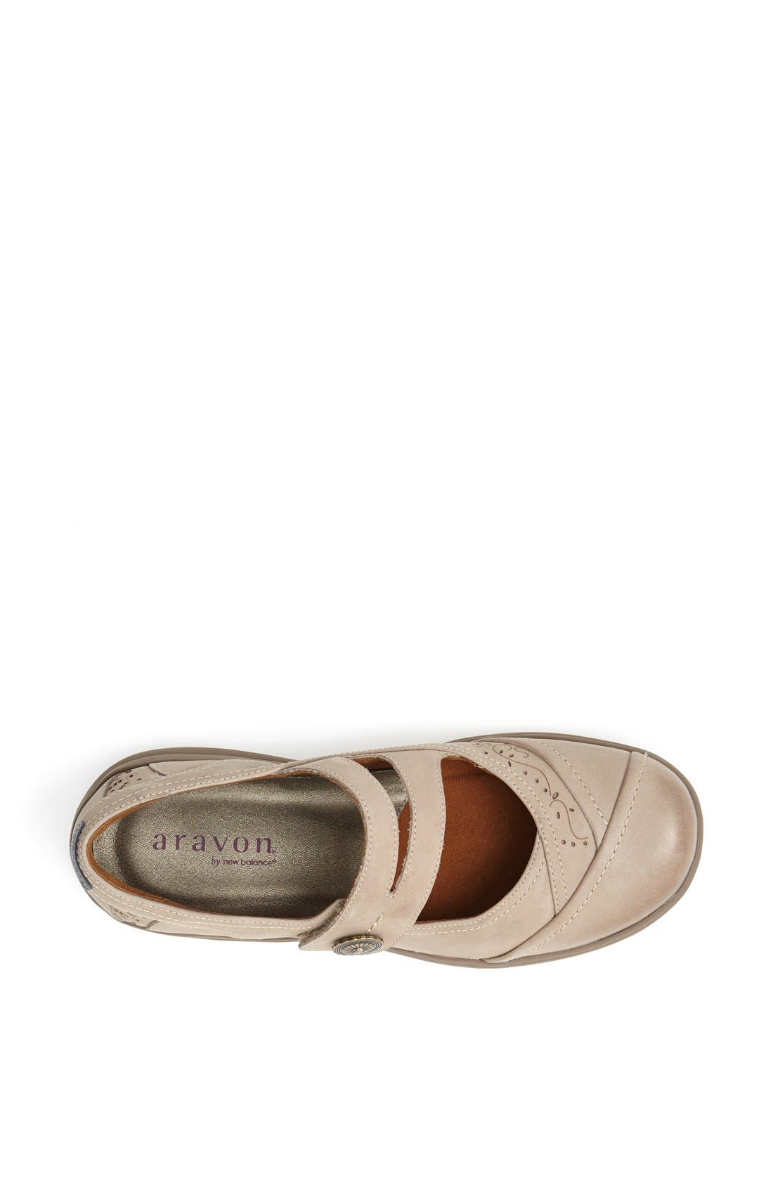 'REVshow' Leather Flat, Alternate, color, TAUPE