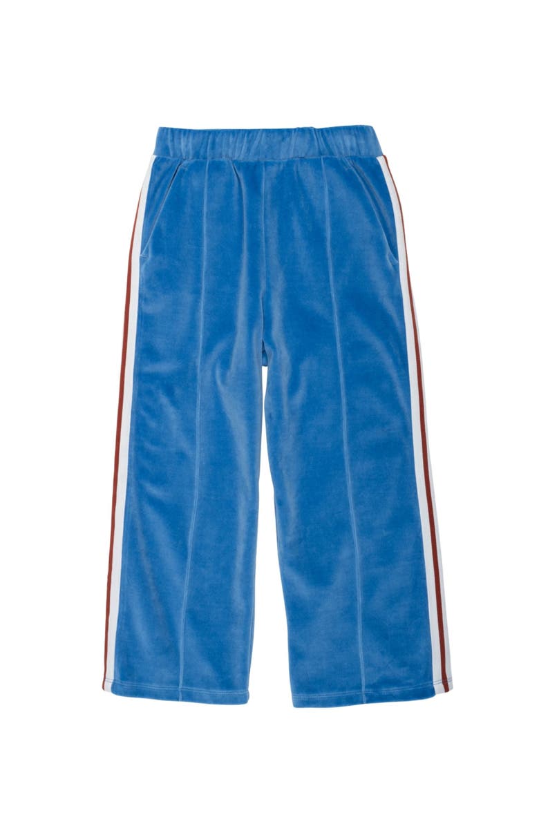 The Sunday Collective Velour Riley Track Pants, Main, color, Blue Note