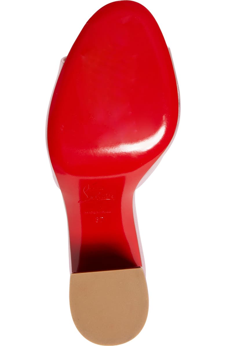 Christian Louboutin Jane Laminato Slide Sandal, Alternate, color,