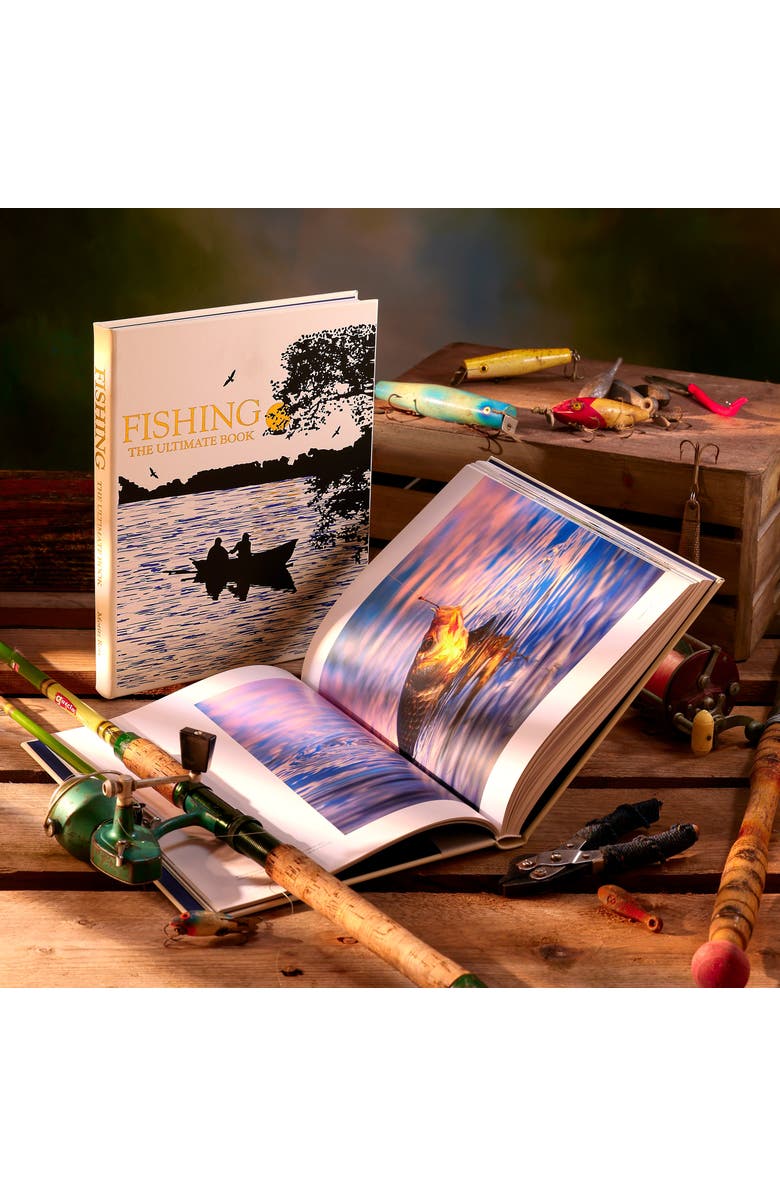 Graphic Image Fishing - The Ultimate Book Leather Edition, Alternate, color, White