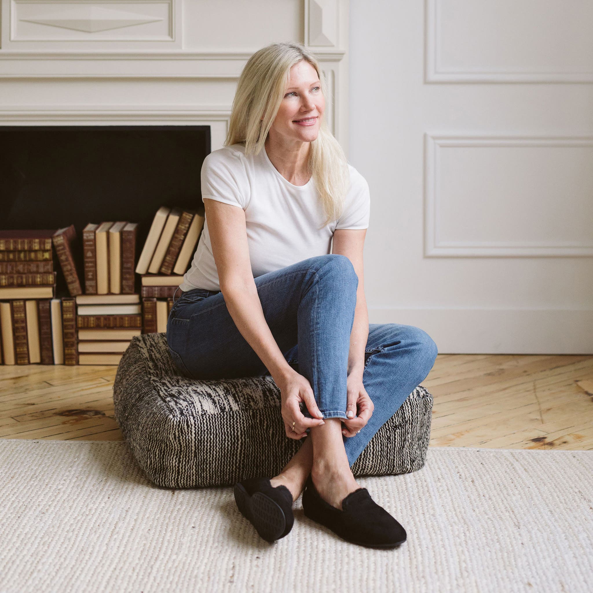 Mave & Chez Audrey Suede Slipper, Alternate, color, 