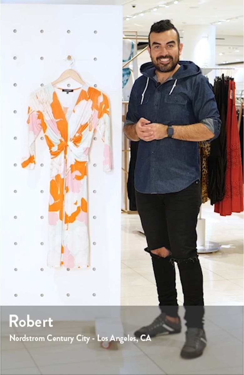 Floral Twist Front Dress, sales video thumbnail