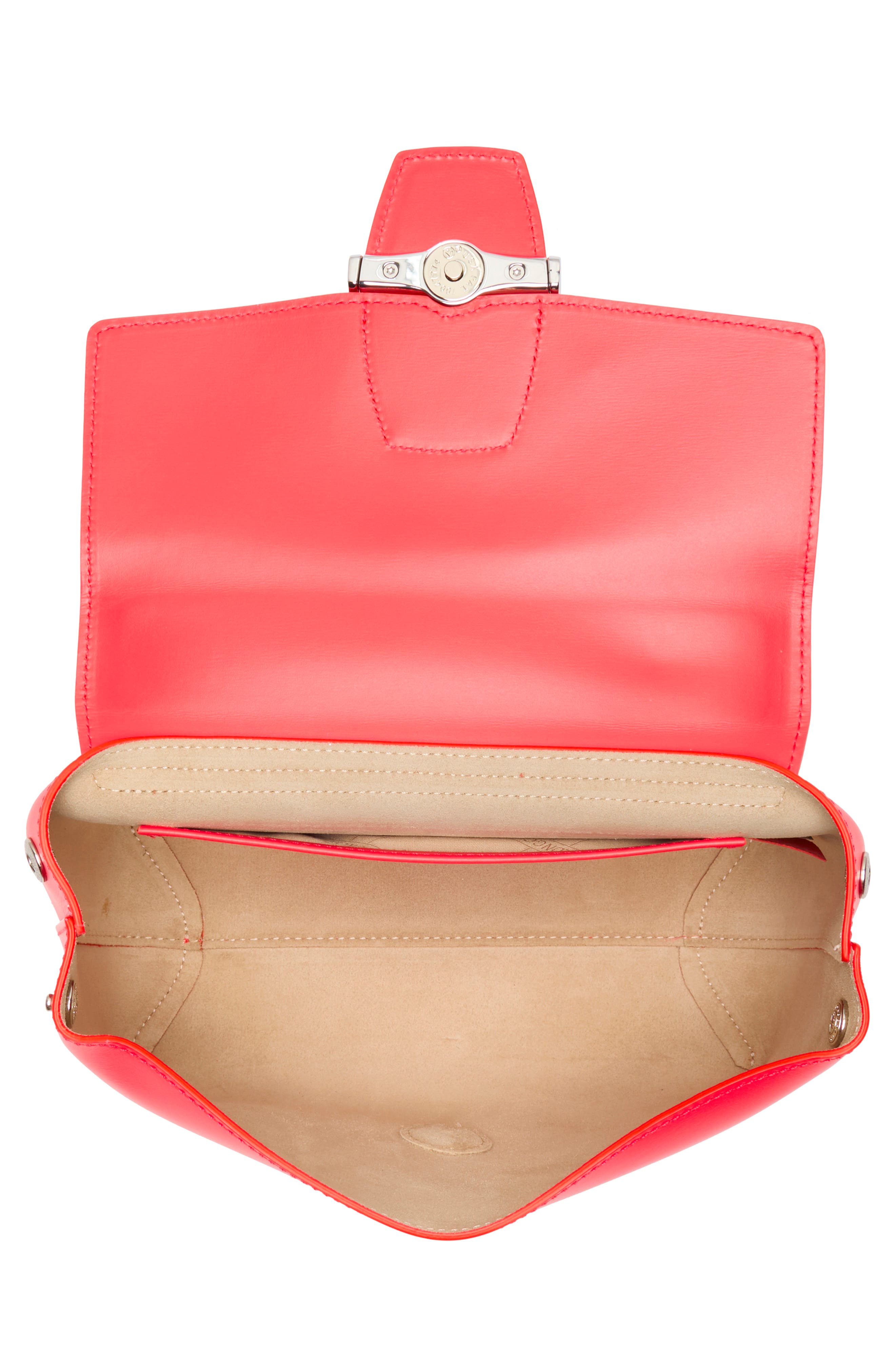 Longchamp Ro Box Large Crossbody Bag, Alternate, color, Poppy