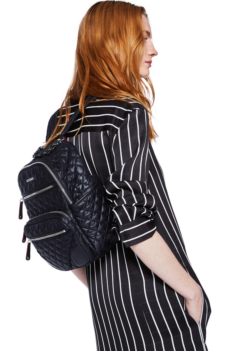 MZ Wallace Small Crosby Backpack, Alternate, color,