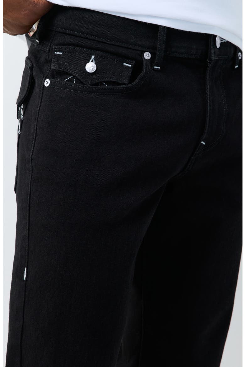 Geno Slim Leg Jeans, Alternate, color, RINSE BLACK