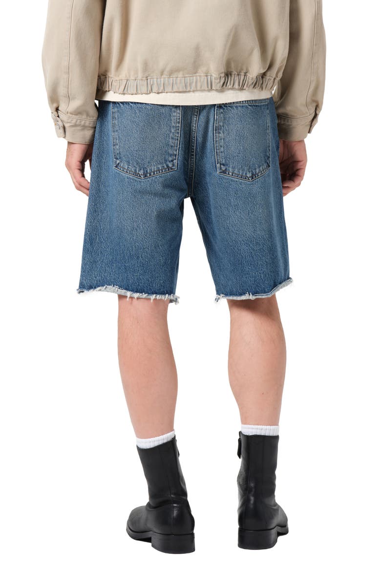 Anson Denim Cutoff Shorts, Alternate, color, GUIDE WORN MD RANGE INDIGO CUT