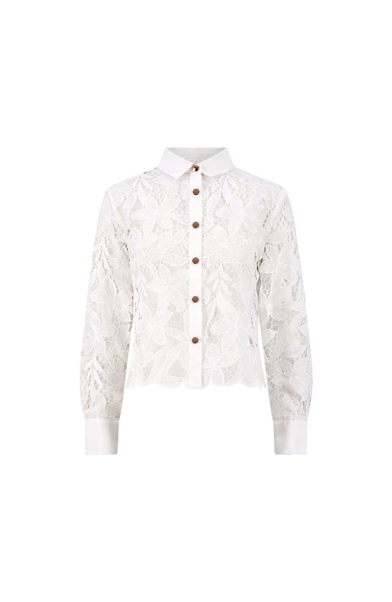 The Noli Shop Mina Lace Blouse, Alternate, color, 
