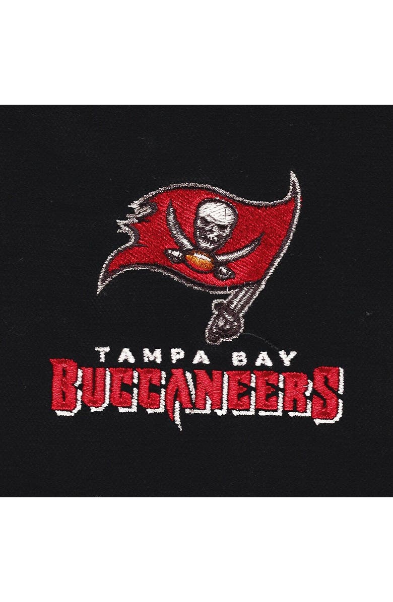 DUNBROOKE Men's Dunbrooke Black Tampa Bay Buccaneers Big & Tall Dakota Canvas Hoodie Full-Zip Jacket, Alternate, color, Black