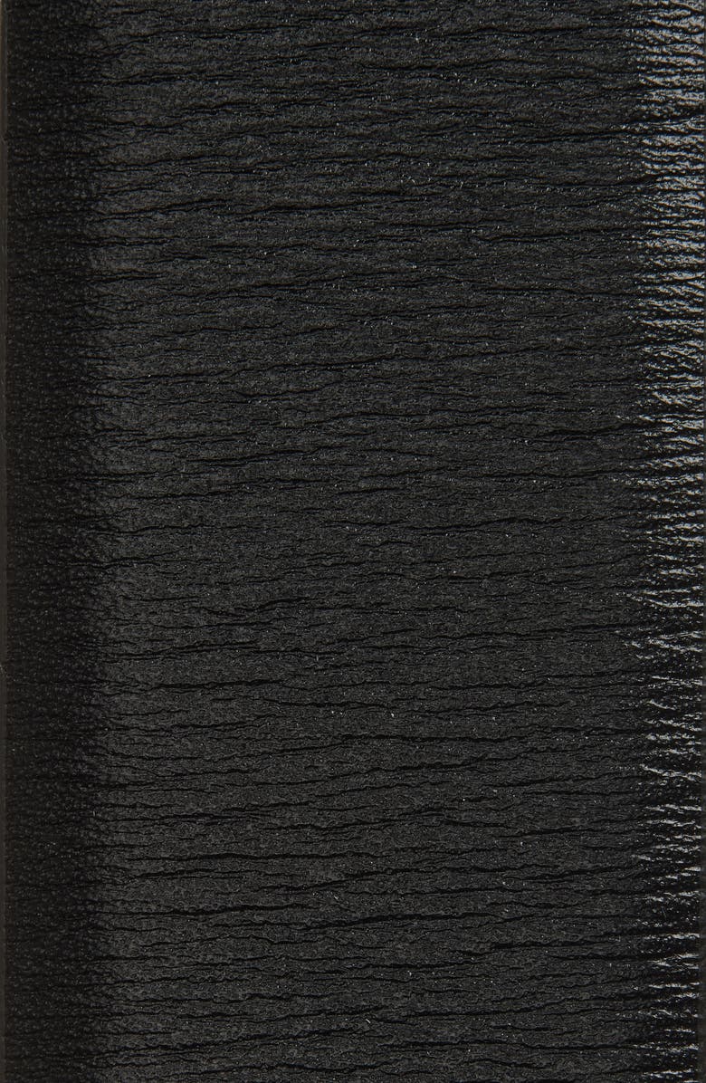 Givenchy Round Buckle Leather Belt, Alternate, color, 001-Black