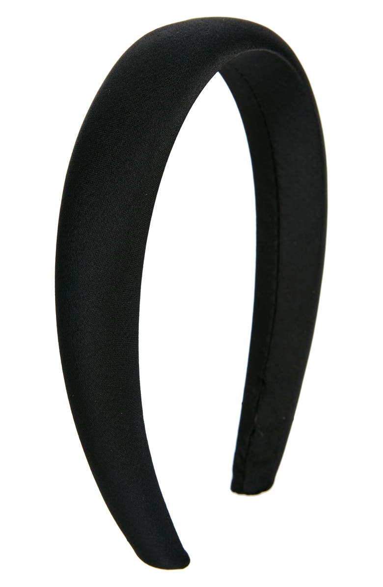 BP. Solid Headband, Main, color, Black