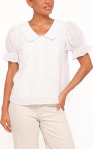 Petal & Pup Aisling Pleated Cotton Top